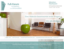 Tablet Screenshot of fuss-forum.com